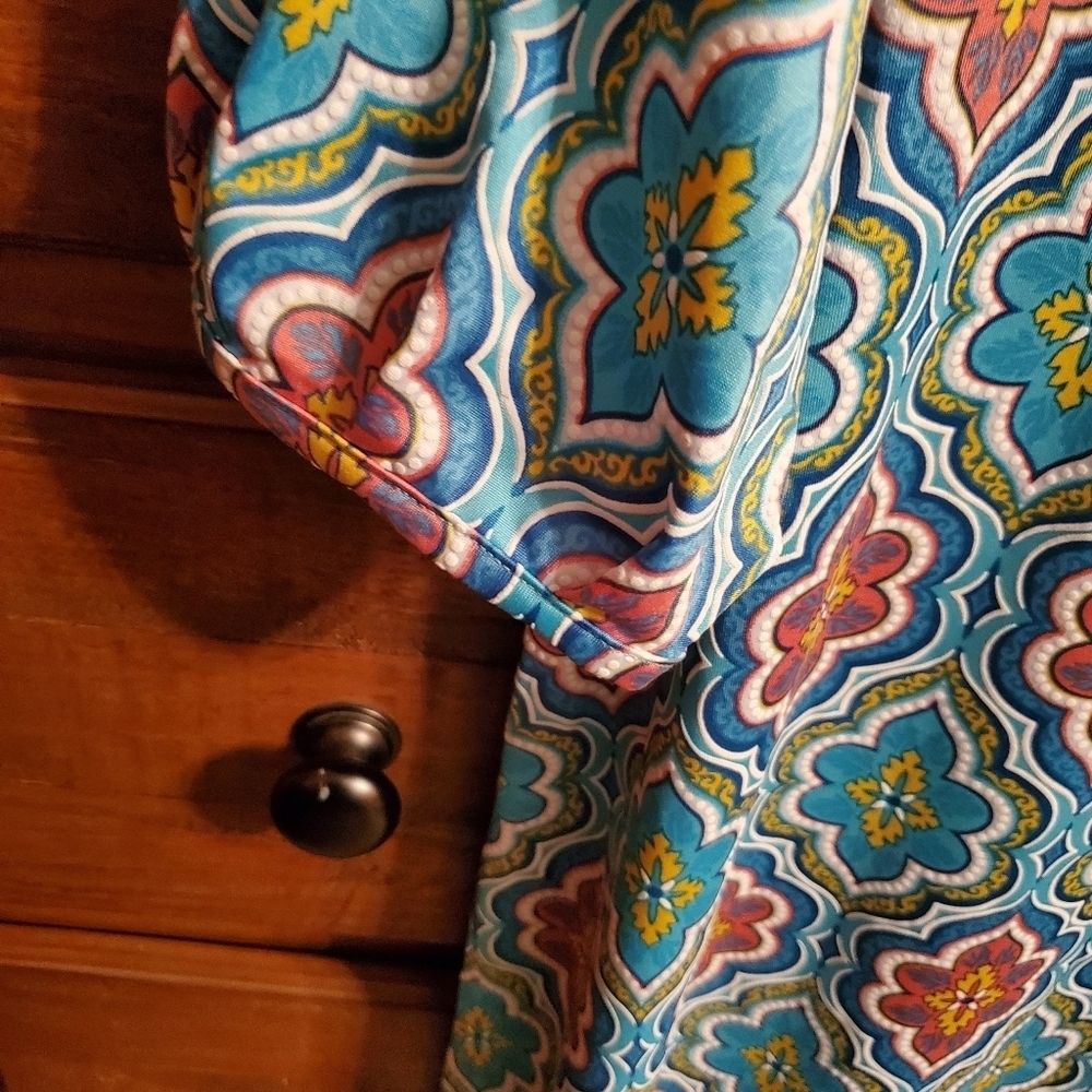 Ruby Rd. Multicolored Dress, Size M - Picture 4 of 4